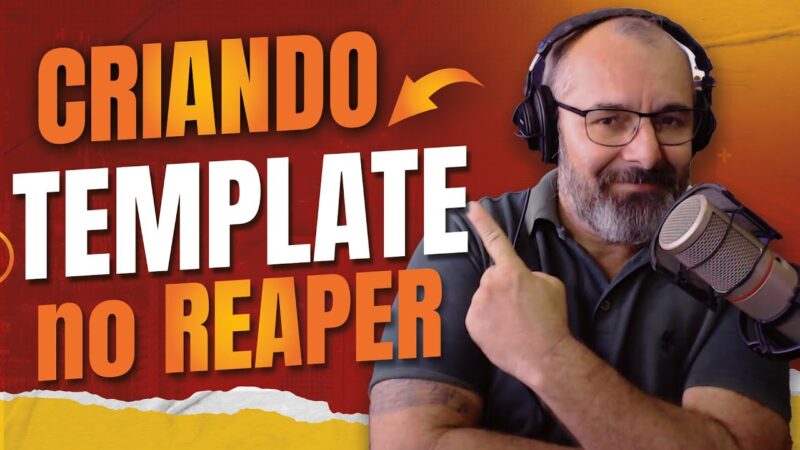 Como criar TEMPLATE no Reaper Júnior Pinheiro Voz Como criar TEMPLATE no Reaper Júnior Pinheiro Voz